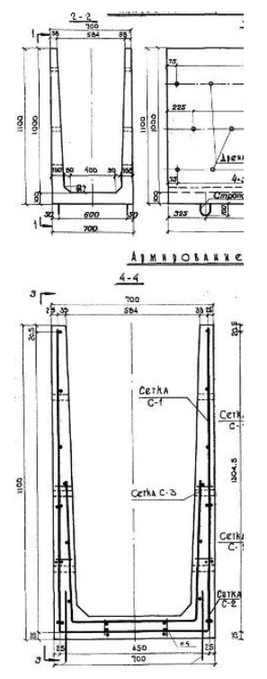 Лоток междупутный МПЛ-1,0
