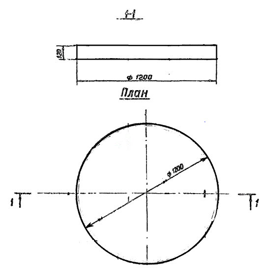 Плита днища ПН10
